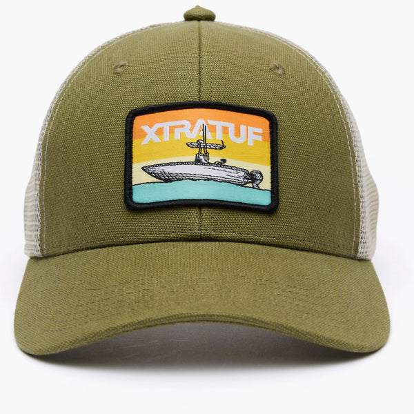 XtraTuf XAC302 Green Trucker Hat