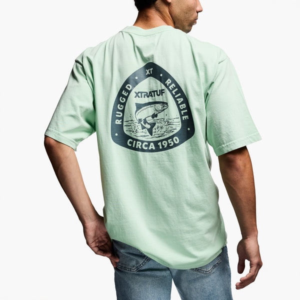 XtraTuf SS Badge XAT304 - Bird Egg Green