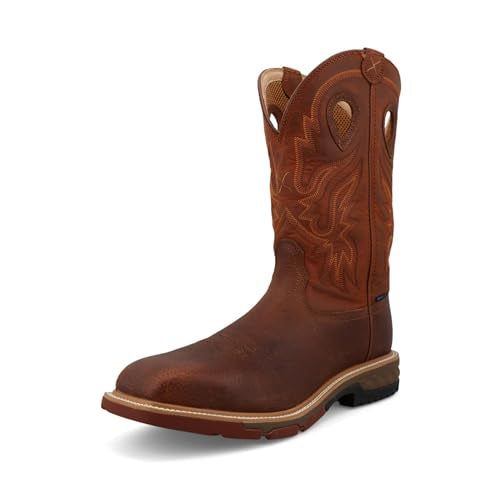 Twisted X MXBNW10 12” Western Work Boots - Nano Toe Men’s Ginger/Rust