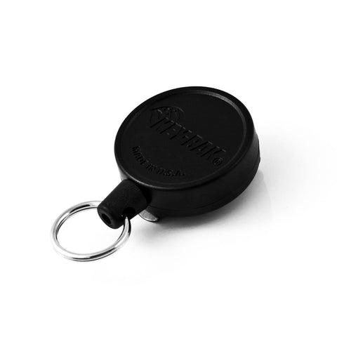 Key-bak Retractable Belt Clip Key Reel With 36 Inch Polyester Cord - Black