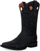 Circle G L6079 Men’s Emb Wide SQ Toe - Black