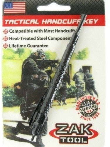 Zak Tools ZT14-XL Aluminum Pocket Handcuff Key in Black