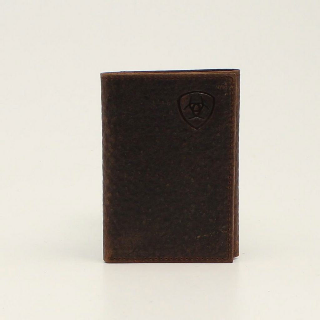 ARIAT TRIFOLD SHIELD LOGO BROWN - WALLET - A3547502