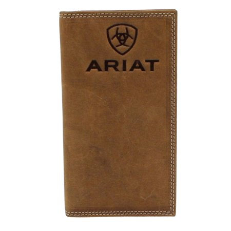 ARIAT A3548044 Mens Rodeo Embossed Browns Logo Wallet