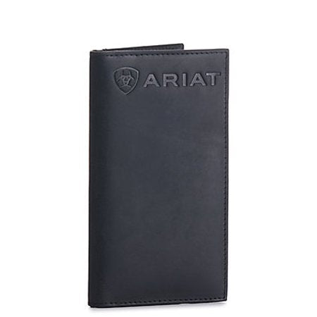 Ariat A3548601 Black Embossed Logo - Men's Rodeo Wallet