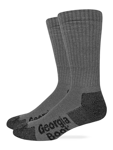 Carolina Mills 273189 Georgia Boot Wool Blend  - 2 Pair Grey
