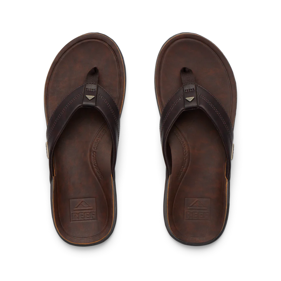 Reef Men's Leather Offshore cj8554 Dark Brown