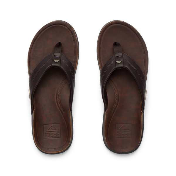 Reef Men's Leather Offshore cj8554 Dark Brown