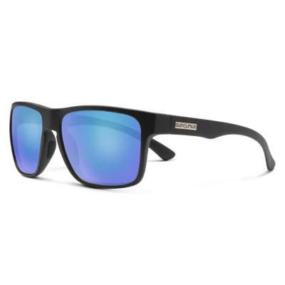 Suncloud Rambler Sunglasses Matt black/Blue