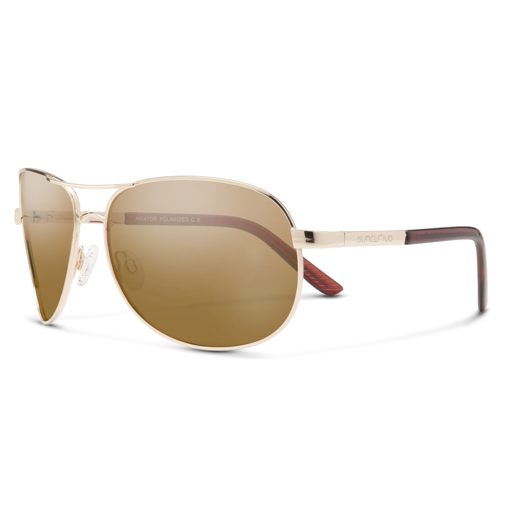 Suncloud Aviator Gold/Brn