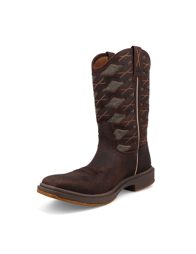 Twisted X Western Boots Mens UltraLite X Dark Chocolate