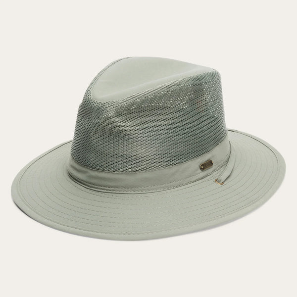 Stetson No Fly Zone Nylon Mesh Safari Hat-Willow