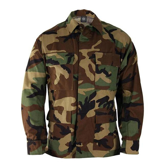 Genuine Gear: BDU Ripstop Shirt / Coat - Woodland Camo