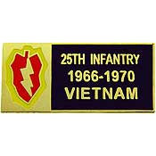 PINS- VIET, BDG, 025TH INF.DV 1966-1970 (1-1/8")