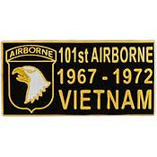 PINS- VIET, BDG, 101ST A/B DV 1967-1972 (1-1/8")