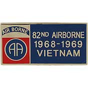 PINS- VIET, BDG, 082ND A/B DV 1968-1969 (1-1/8")