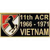 PINS- VIET, BDG, 011TH CAV.DV 1966-1971 (1-1/8")