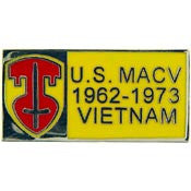 PINS- VIET, BDG, US MACY 1962-1973 (1-1/8")