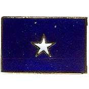PINS- FLAG, USA, BONNIE BLUE (7/8")