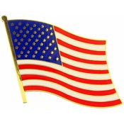 PINS- USA FLAG, WAVY (1-5/8")