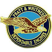 PINS- APL, PRATT & WHITNEY (LOGO) (1")