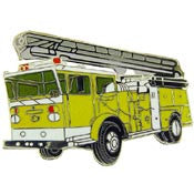 PINS- VEH, FIRE, TRUCK, YLW (1")