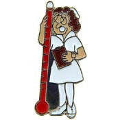 PINS- MEDIC, NURSE/THERMO (1")
