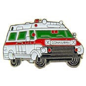 PINS- VEH, AMBULANCE, RED (1")