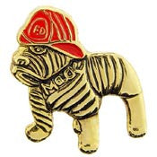 PINS- FIRE, DOG, MACK, FIREHAT (1")