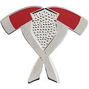 PINS- FIRE, AXES, CROSSED (1")
