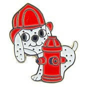 PINS- FIRE, DOG, HYDRANT (1")