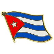 PINS- CUBA (FLAG) (1")