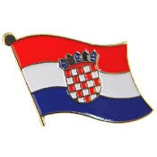 PINS- CROATIA (FLAG) (1")