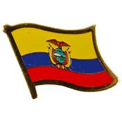 PINS- ECUADOR (FLAG) (1")