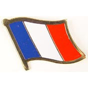 PINS- FRANCE (FLAG) (1")