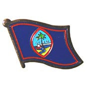 PINS- GUAM (FLAG) (1")