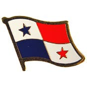 PINS- PANAMA (FLAG) (1")
