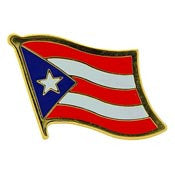 PINS- PUERTO RICO (FLAG) (1")