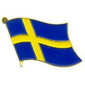 PINS- SWEDEN (FLAG) (1")