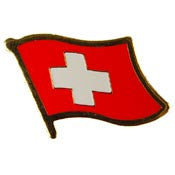 PINS- SWITZERLAND (FLAG) (1")
