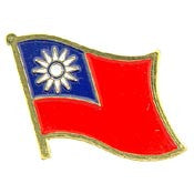PINS- TAIWAN (FLAG) (1")