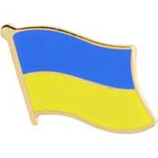 PINS- UKRAINE (FLAG) (1")