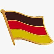PINS- GERMANY (FLAG) (1")