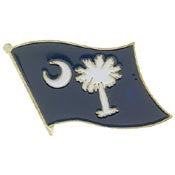 PINS- SOUTH CAROLINA (FLAG) (1")