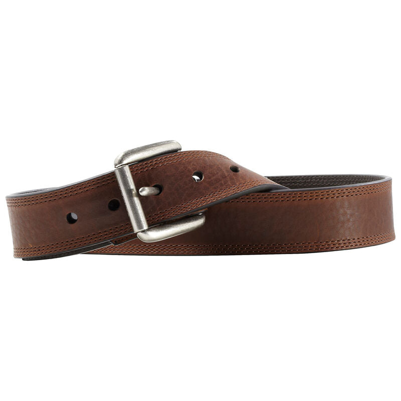 Ariat A10004630 Men's Triple Row Stitch Belt in Dark Copper