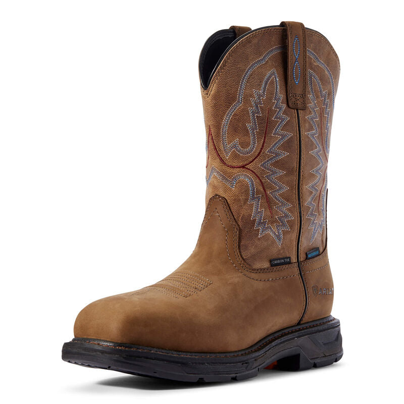Ariat Men s WorkHog XT Waterproof Carbon Toe Work Boot Army Navy Now