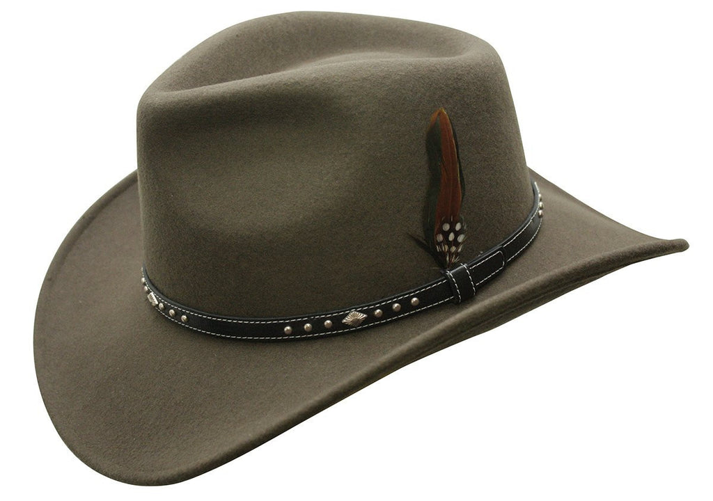 Conner: Outback 100% Waterproof Wool Hat Loden