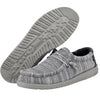 Hey Dude Wally Stretch Men's Casual Shoe - Platinum Mix