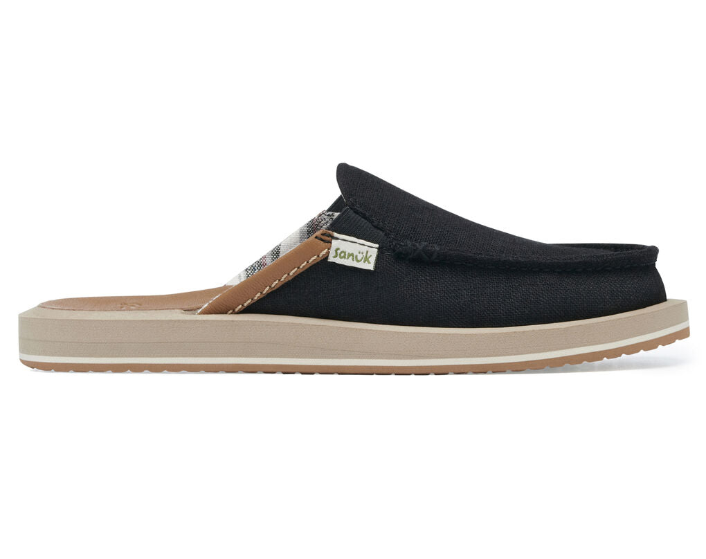 Sanuk Women's You Got My Back ST Hemp Sandal | Ebony