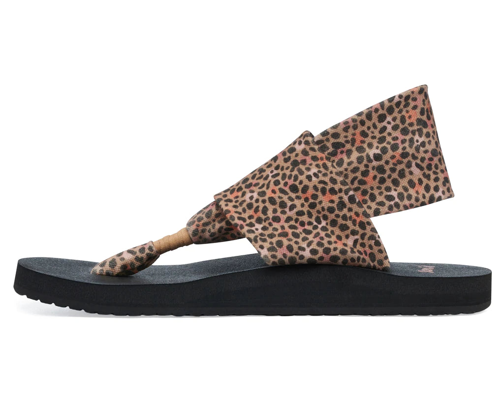 Sanuk Women s Sling St Cheetah Tan Multi Army Navy Now